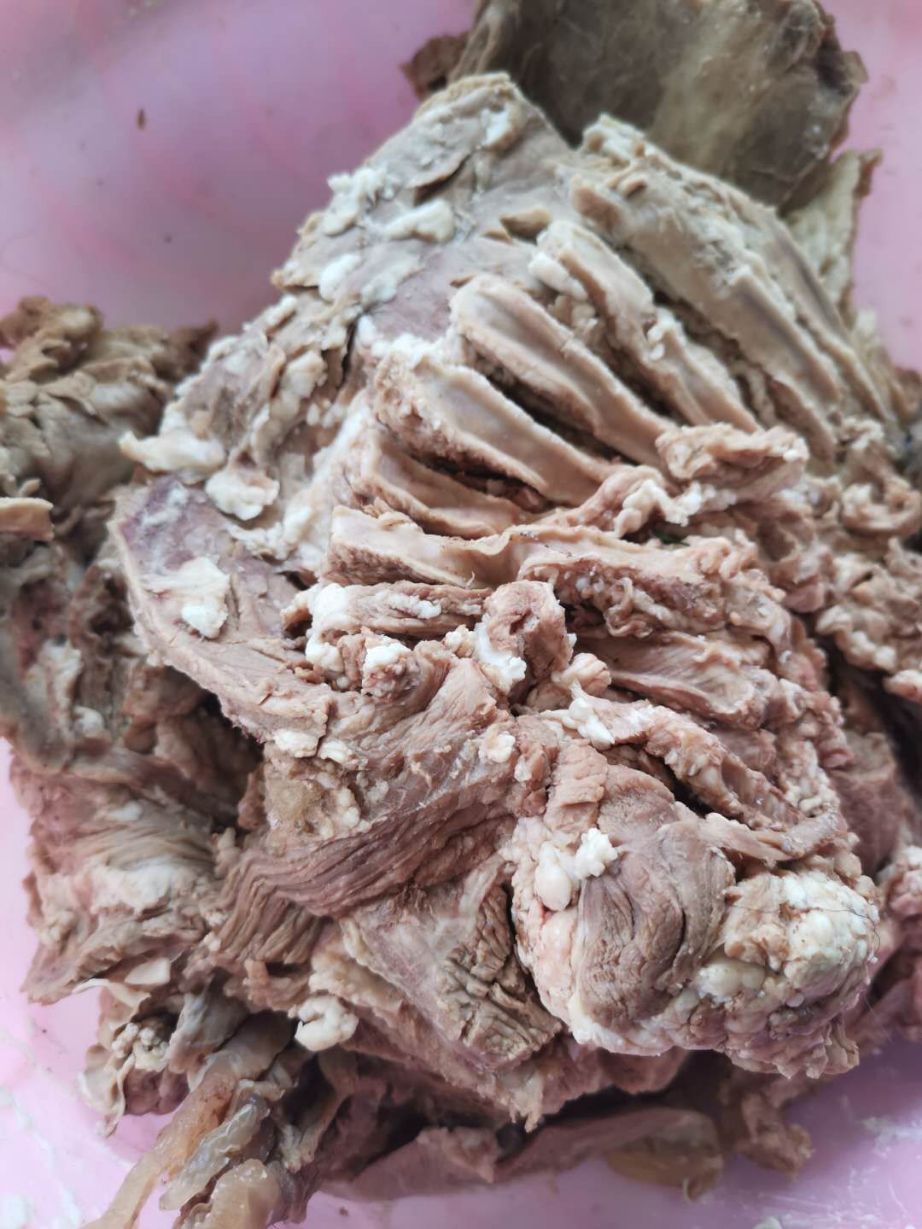 八分熟蒙古山羊肉