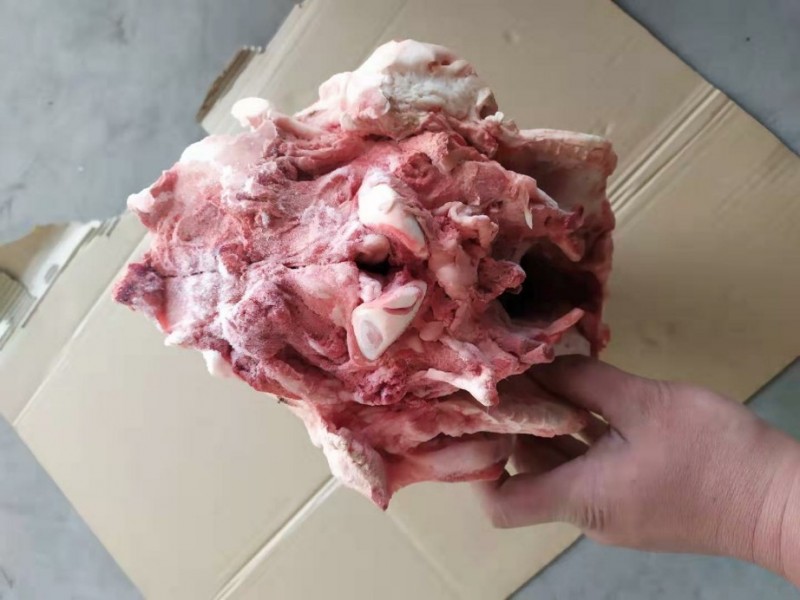 无耳无口条猪头批发天津市辖区无耳无口条猪头价格_肉交所