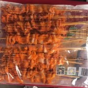 香辣鸡皮串