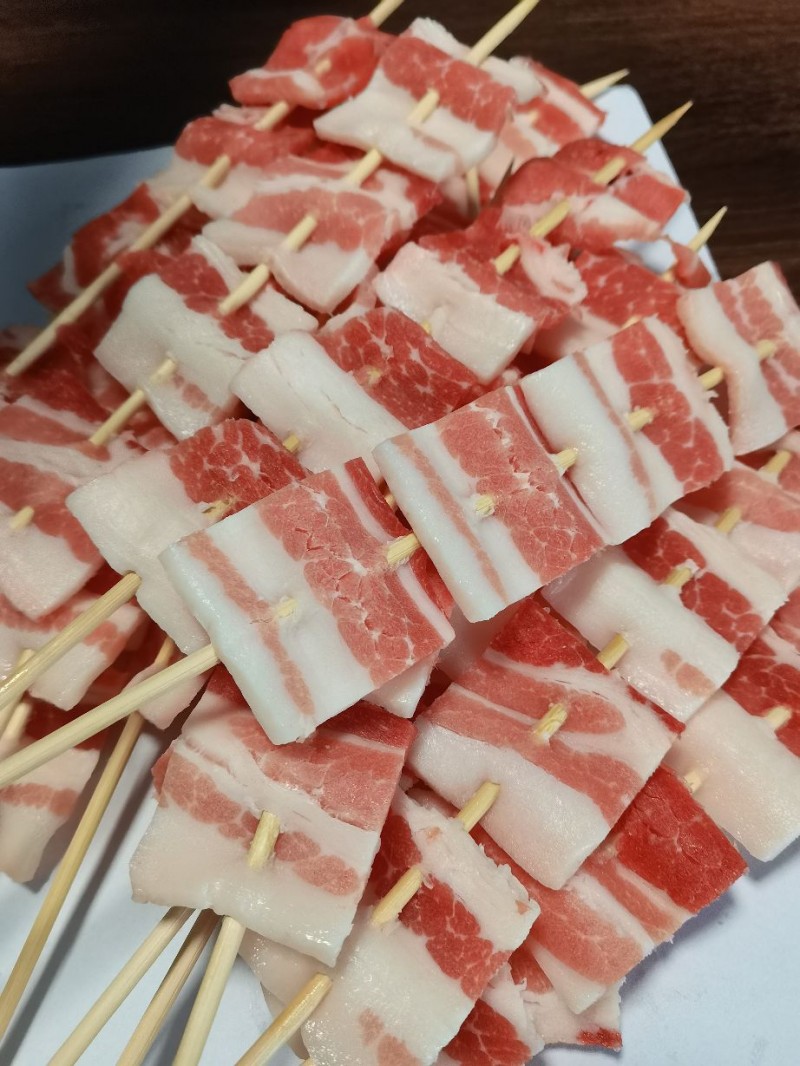 原切五花肉串