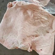 肥猪去皮前后上肉