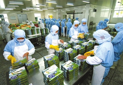 福建宁德:2017年出口水产品逾13亿美元